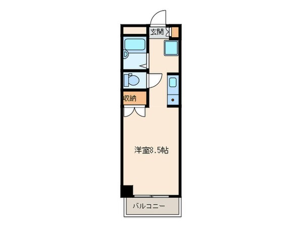 ラルーチェ若宮の物件間取画像